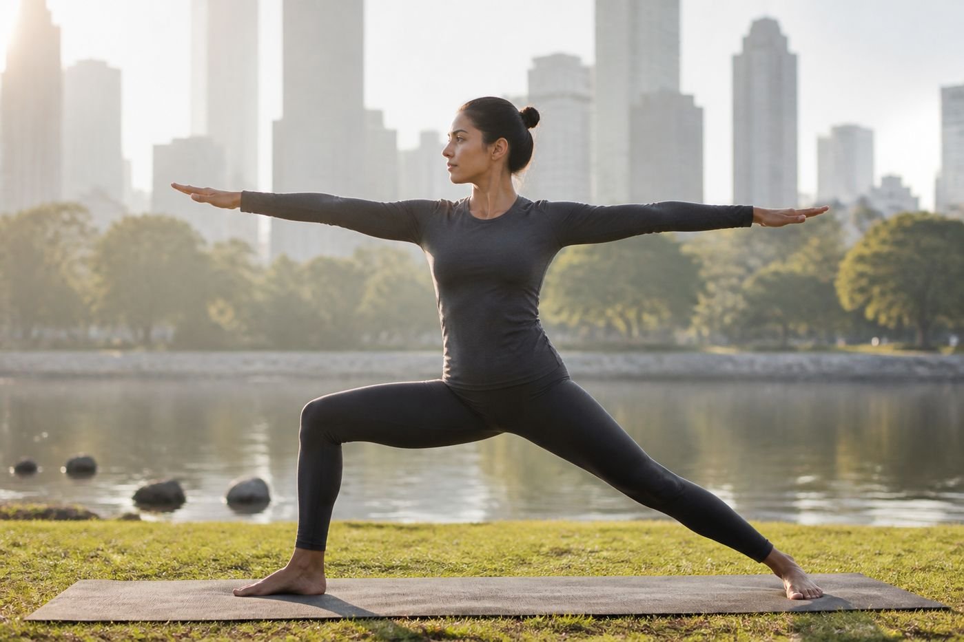 Séance de yoga à Lyon
